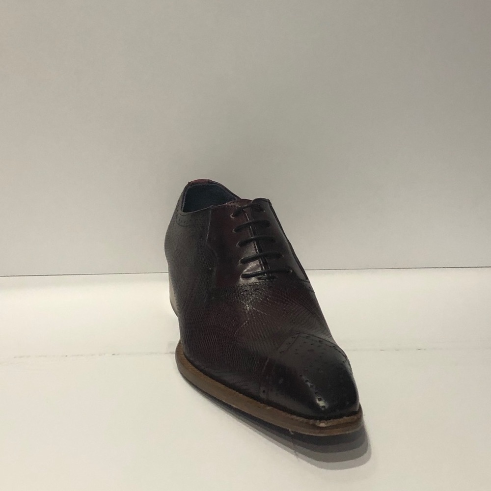Duca shoes burgundy oxford point toe Atalian